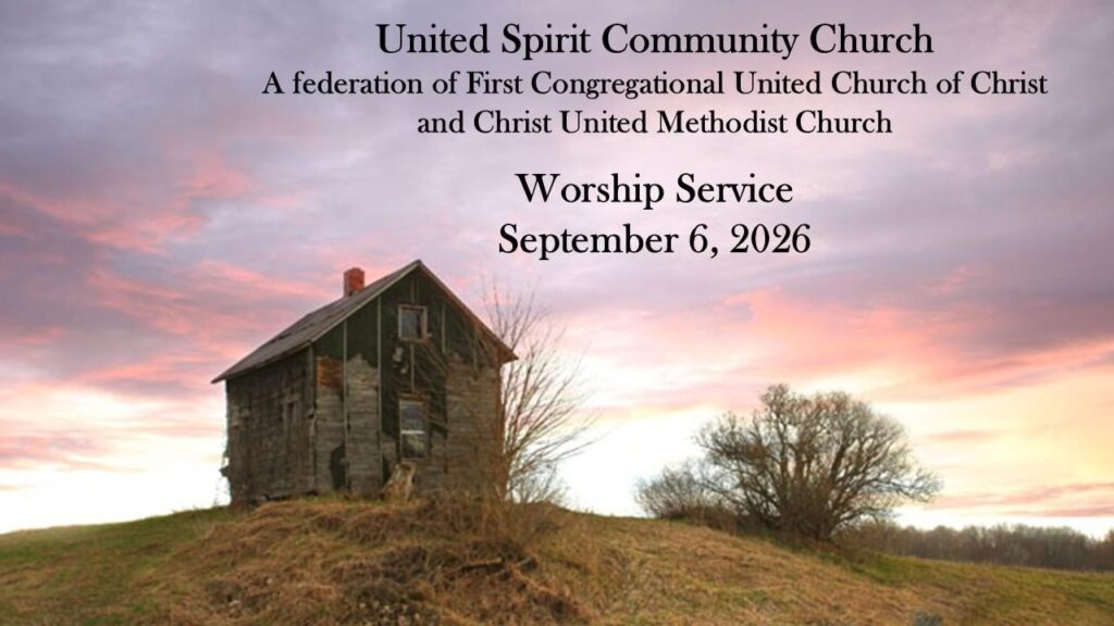 September 6 Worship Bulletin